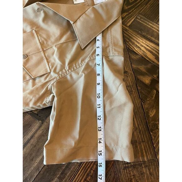 USMC Service Uniform Khaki Dress Marine Short Sleeve Shirt 15.5 Wool Blend Day - Picture 6 of 7